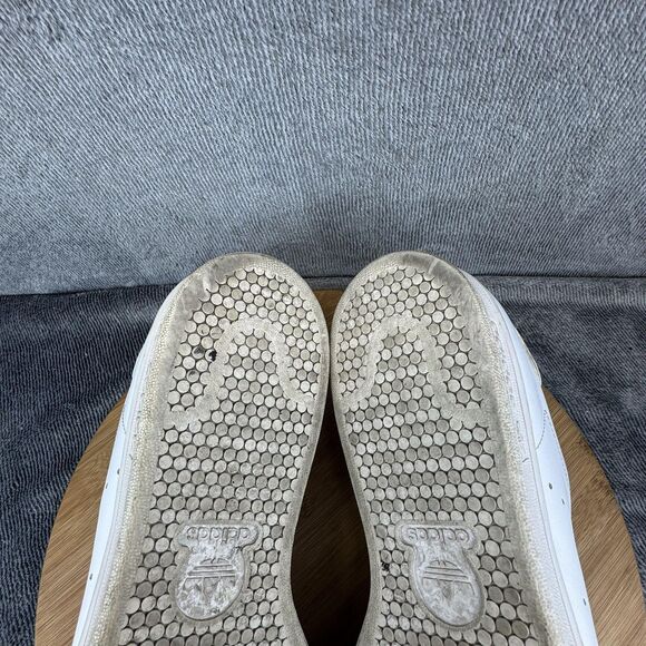 Adidas Stan Smith Shoes Mens Size 11 White Leather Graffiti Heel Tennis FV7869 - Picture 9 of 10
